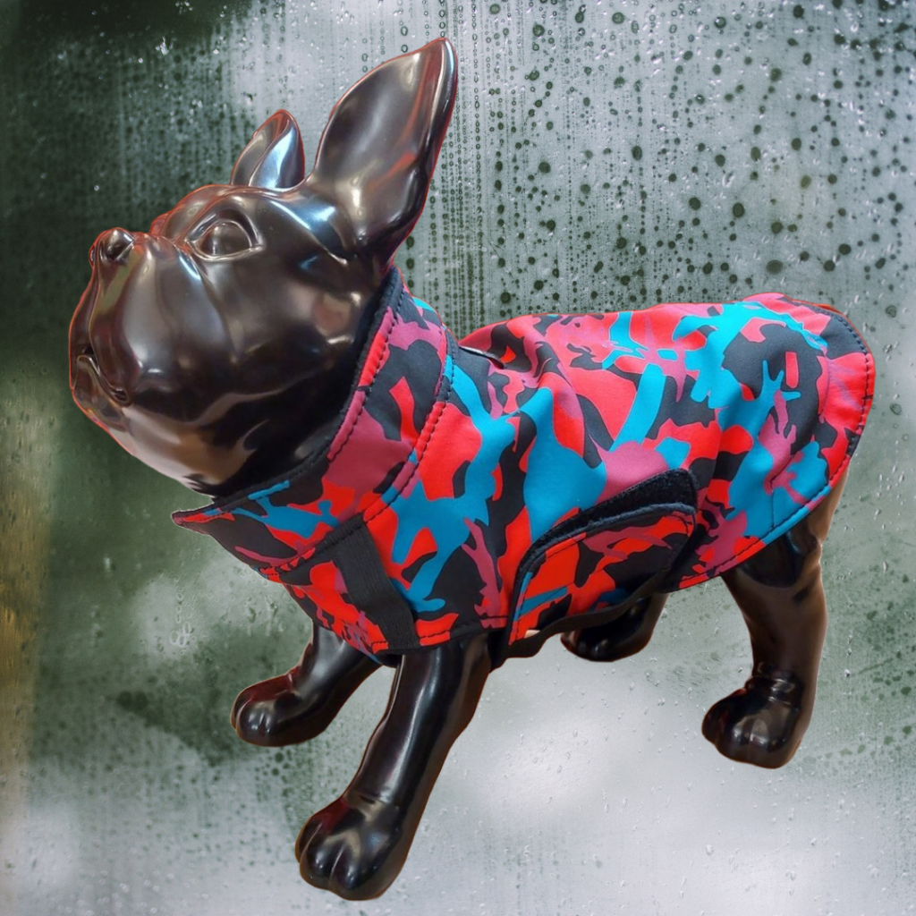 Stil4you Hundemantel, wasserabweisend, Camouflage, Bulldogge